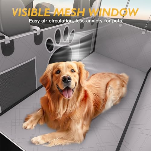 TOOLIOM Funda de asiento de automóvil para perro, parte infe
