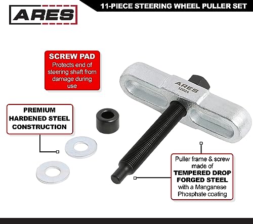 ARES 12024-Juego de 11 extractores de volante – Uso en vehíc