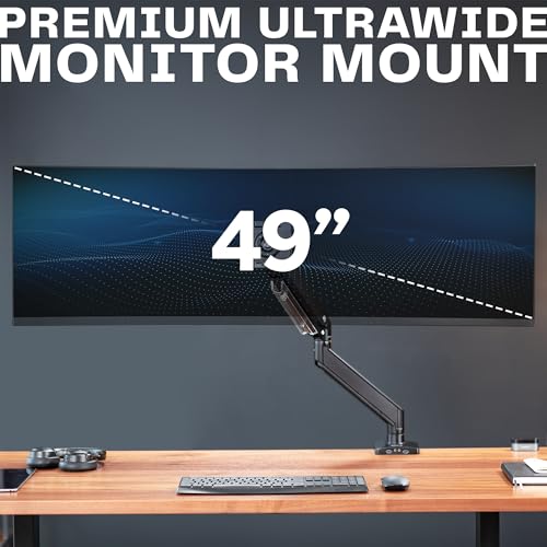 VIVO Brazo de monitor de aluminio resistente de alta calidad