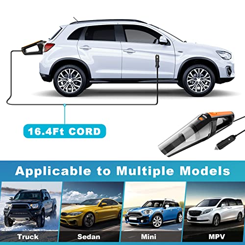 Aspiradora portátil de coche de alta potencia 8000 Pa, peque