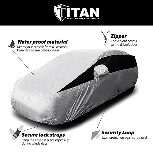 Titan - Funda ligera de poliéster 210T para Hatchbacks de 16