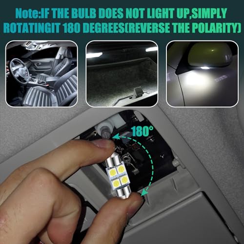 42 luces LED para el interior del automóvil, kit de bombilla