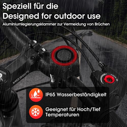 Alarma de bicicleta USB con 2 controles remotos – 110 dB alt