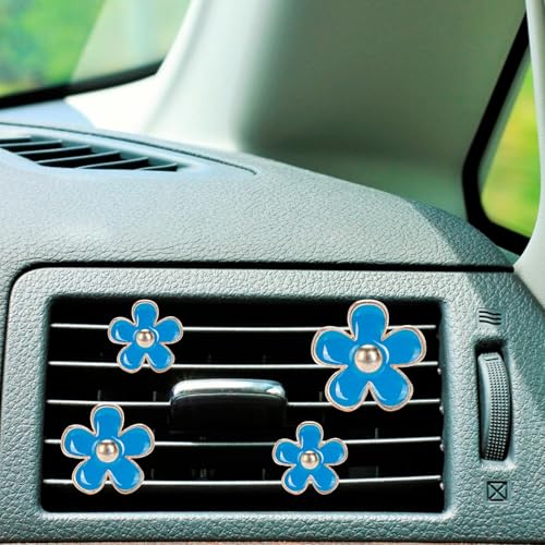 8 clips de ventilación de aire con flores, bonitos clips de
