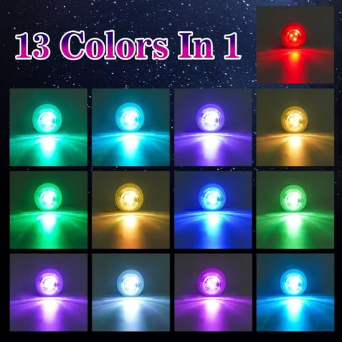 6 luces LED inalámbricas para el interior del automóvil, luc