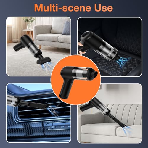 Mini soplador de aire de mano, aspirador de automóvil, aspir