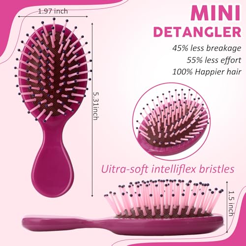 Zopeal Juego de 28 piezas de cepillos de pelo mojado para ni
