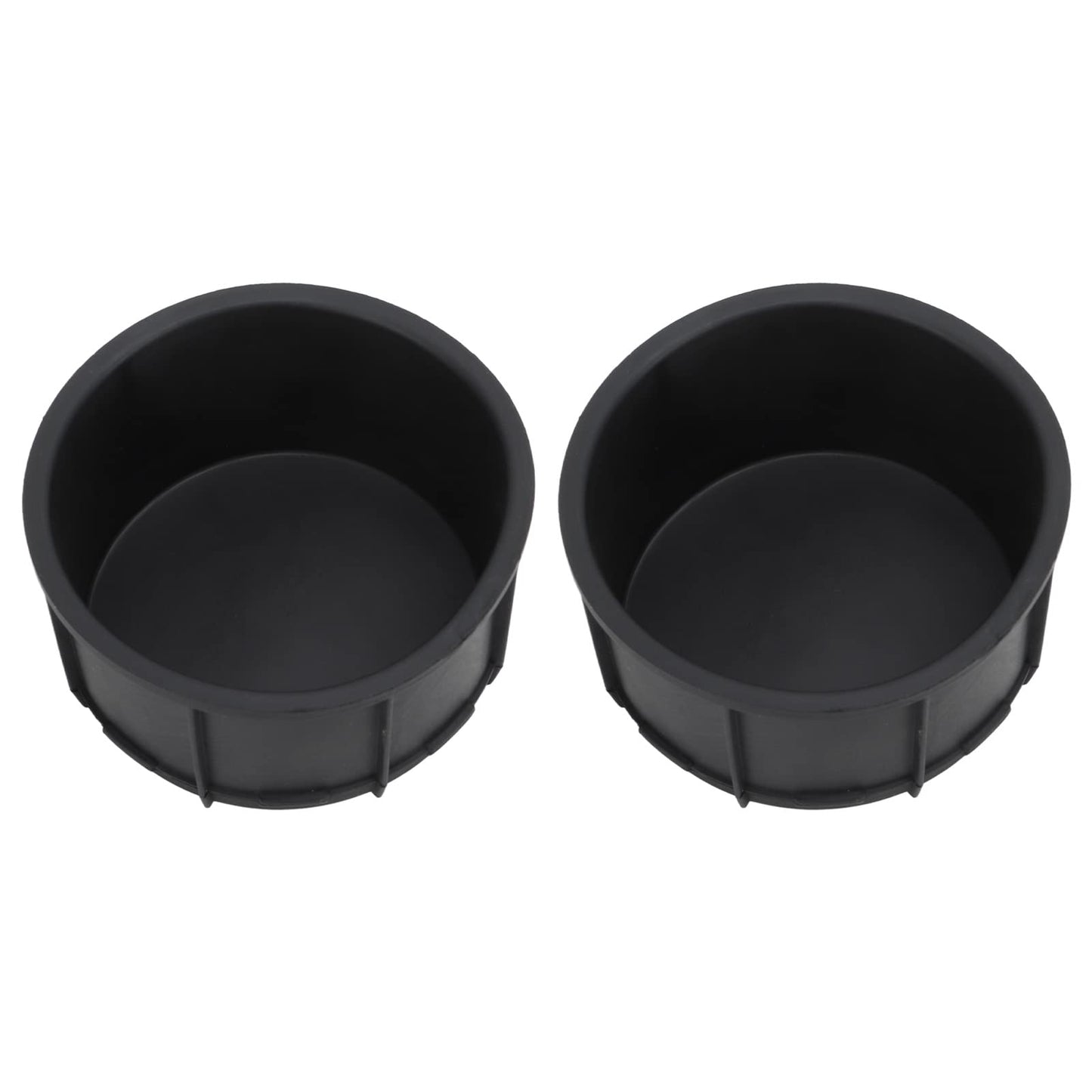 Forro de inserción para portavasos, 2 piezas de goma negra p
