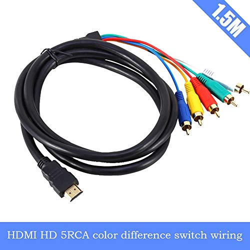 Zerone Cable HDMI a cable de 5 pies / 4.9 ft, HDMI HD 1080P