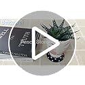 Soporte decorativo para brochas de maquillaje, soporte de ce