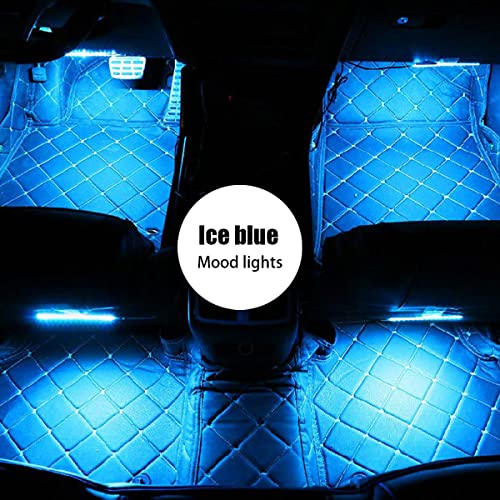 Luces LED de ambiente para automóvil, lámpara decorativa int