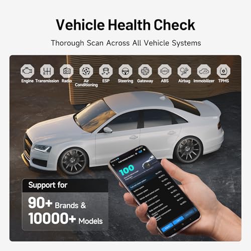 TOPDON Carpal OBD2 escáner Bluetooth - Escáner para coche, h