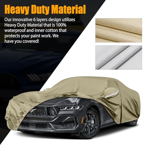 Fundas impermeables para automóvil de repuesto para Ford Mus