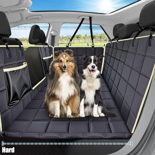Lassie Funda de asiento de coche de fondo duro para perros,