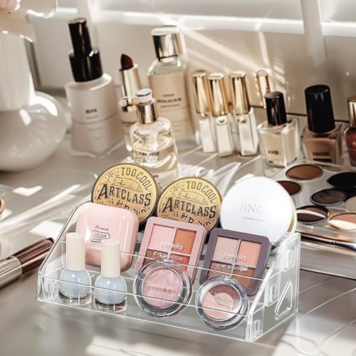 Organizador de esmalte de uñas acrílico, fácil de montar, or