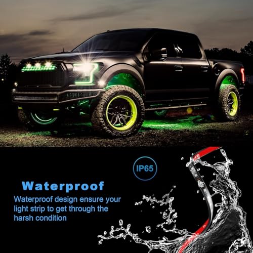 Livtee Kit de luces LED Underglow, tira de luces RGB con con