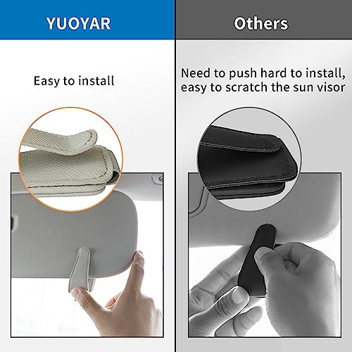 Yuoyar Paquete de 2 soportes magnéticos para lentes de sol p