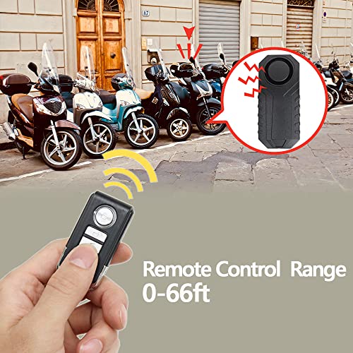 Alarma de bicicleta de 113dB con control remoto, sensor de m