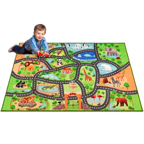 Alfombra de juegos para niños, 31.4 x 47 pulgadas, alfombra