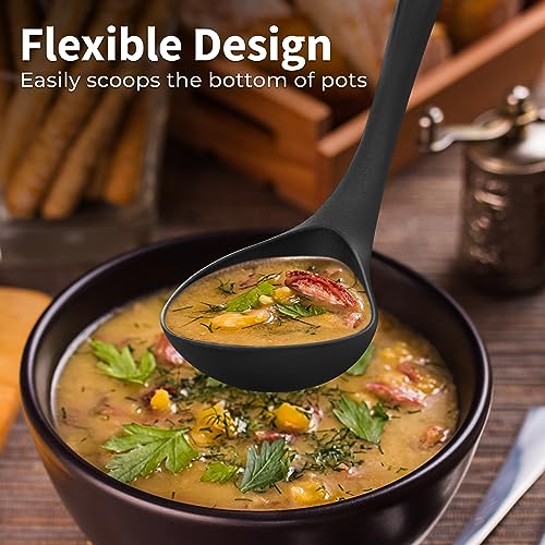 Zulay Kitchen Cucharón para sopa: ergonómico, resistente al