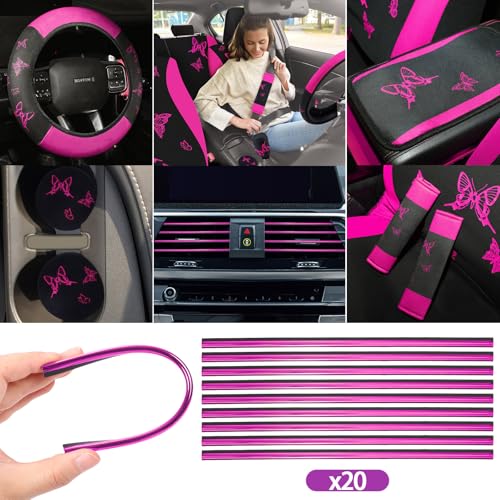 BBTO Juego completo de 43 piezas de asiento de automóvil de