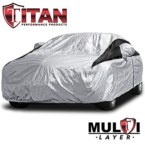Titan - Funda de automóvil PEVA multicapa prémium para sedan