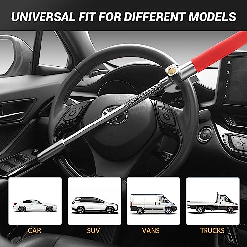 Cerradura de volante de automóvil, dispositivo antirrobo par