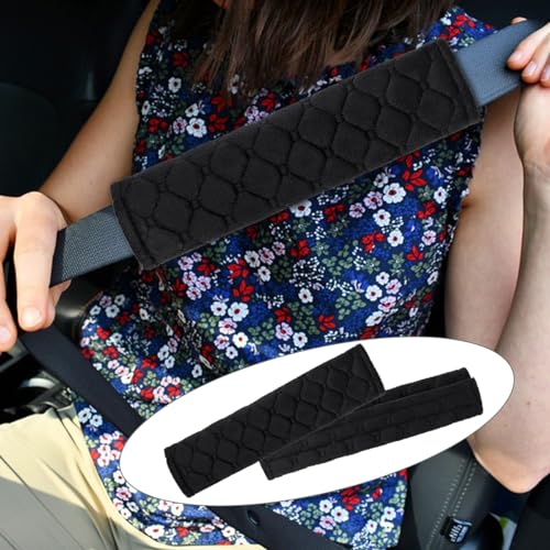 yuntop 2 correas de asiento de automóvil, almohadillas suave