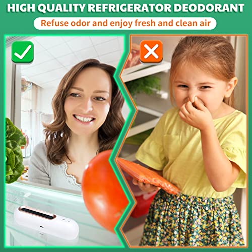 2 piezas de desodorante para refrigerador, eliminador de olo