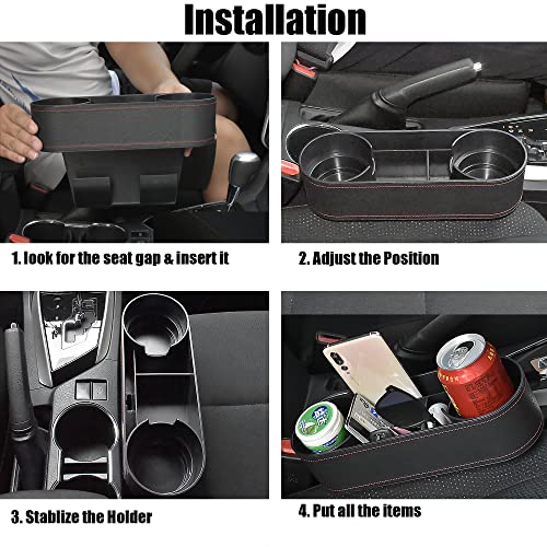 Organizador expansor de portavasos para automóvil, portavaso