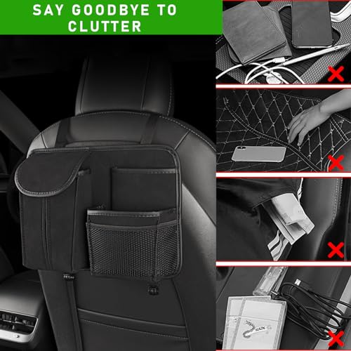 Organizador de asiento trasero de automóvil, organizador aut