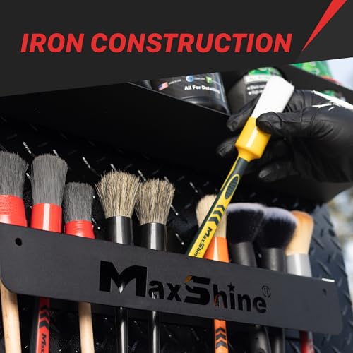 Maxshine Soporte para cepillos de detalles, organizador de 1