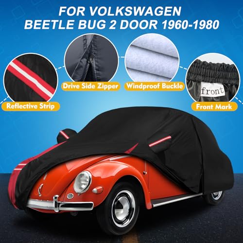QUNSUNUS - Funda de automóvil de 6 capas para Volkswagen Bee