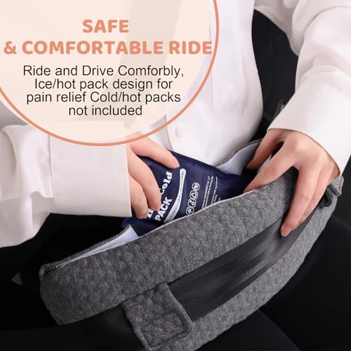 Almohada para cinturón de seguridad poscirugía para mastecto