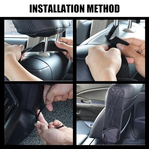 2 bolsas de almacenamiento lateral para asiento de automóvil
