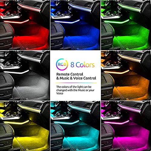 Tira de luces LED RGB 5050 4X 12-SMD Bar colorido brillante