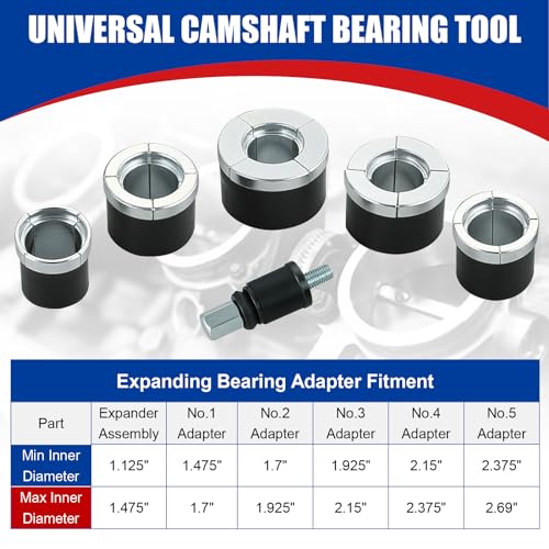 Cam Bearing Removal and Installation Tool Set, Camshaft Bear