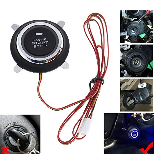 BANVIE Sistema de alarma para automóvil con kit de arranque