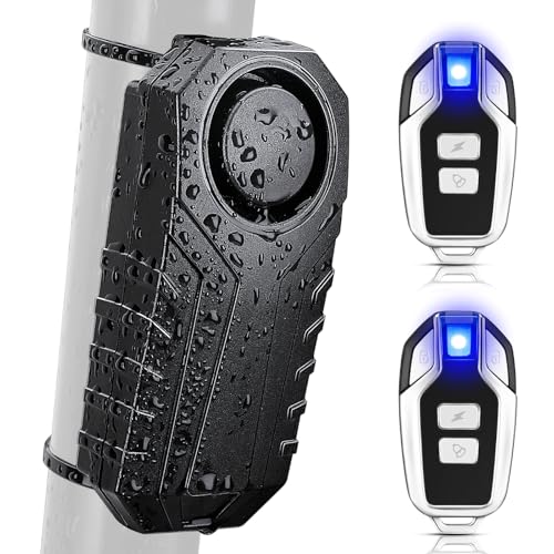 ONVIAN Alarma de bicicleta antirrobo inalámbrica mejorada pa