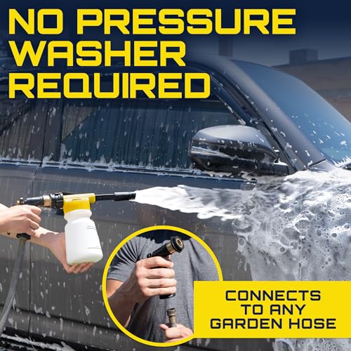 Foam King™ Pistola de espuma para lavado de autos y guante d