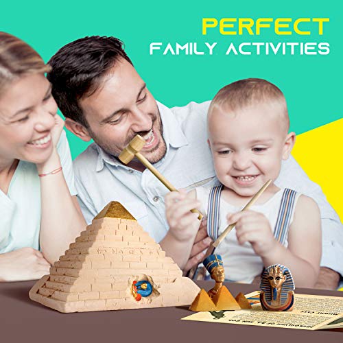 XX TOYS - Kit de excavación de pirámides egipcias antiguas,
