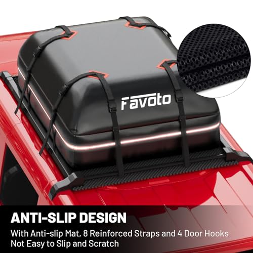 Favoto Portaequipajes para techo de automóvil, bolsa imperme