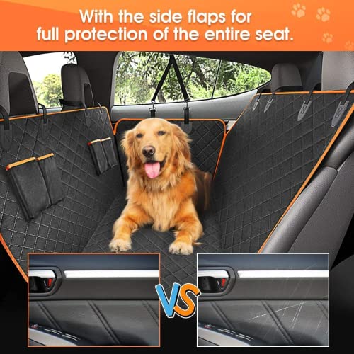 Funda de asiento de coche para perro, hamaca impermeable par