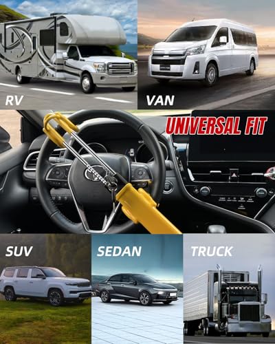 Cerradura de volante resistente, dispositivo de seguridad an