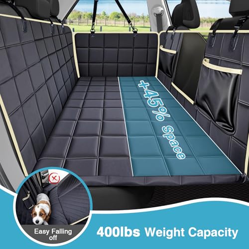 Lassie Funda de asiento de coche de fondo duro para perros,