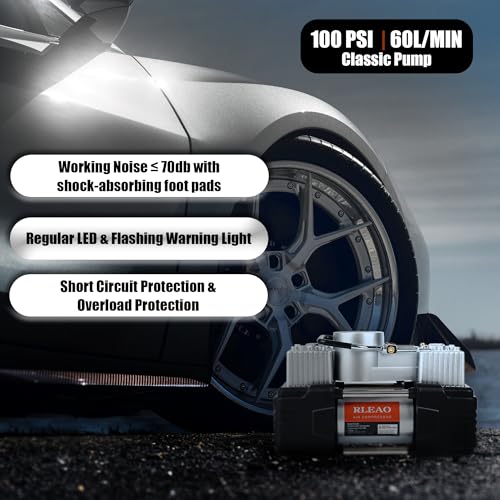 Inflador de neumáticos clásico para automóvil, bomba de comp