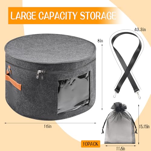 Cajas de almacenamiento para pelucas, fundas de viaje plegab