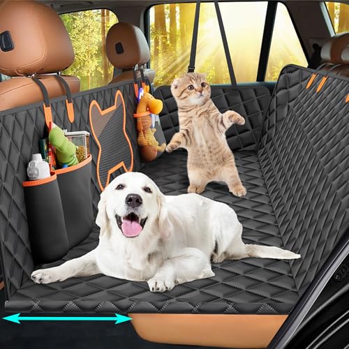 Extensor de asiento trasero para perros, parte inferior dura