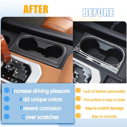 METYOUCAR Adhesivo decorativo de plástico ABS para asiento d