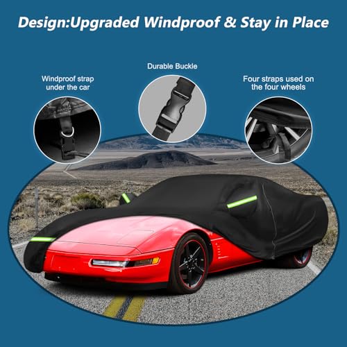 Funda impermeable para automóvil C4 Corvette, protección con